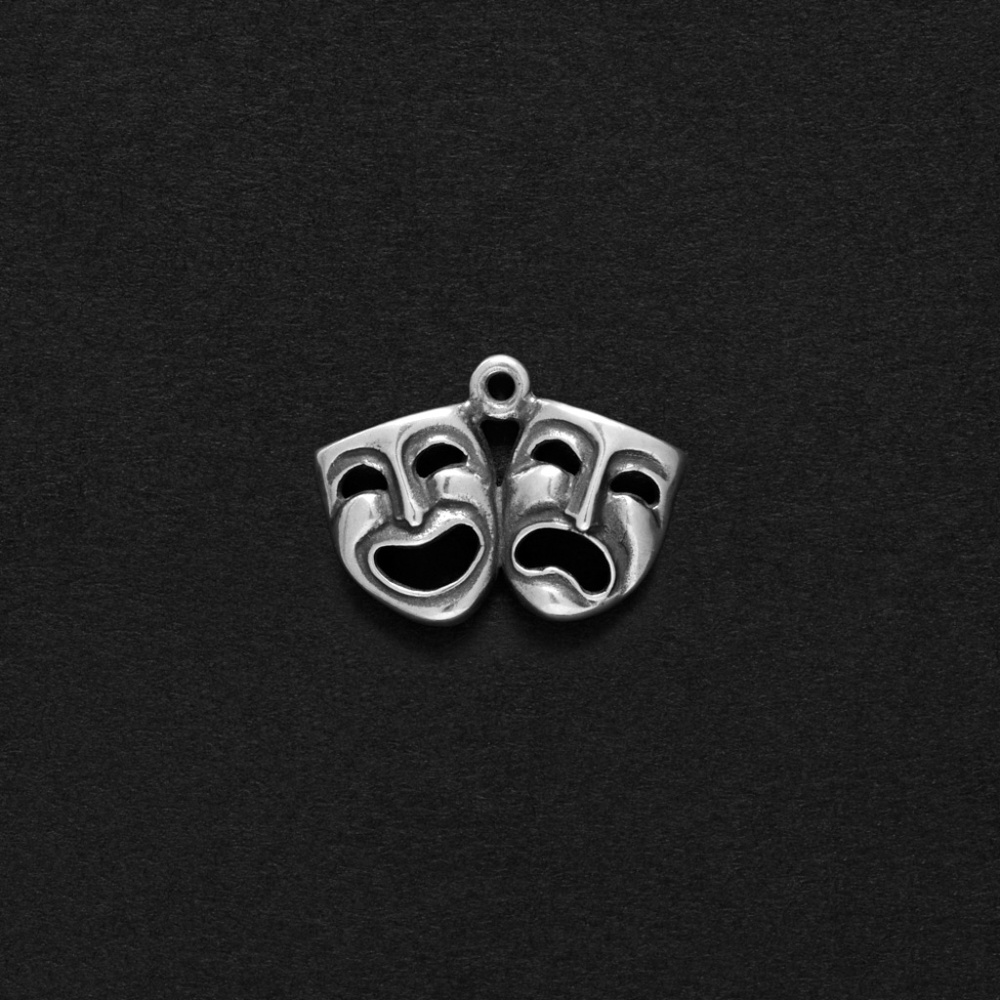Retired Drama Mask James Avery Charm